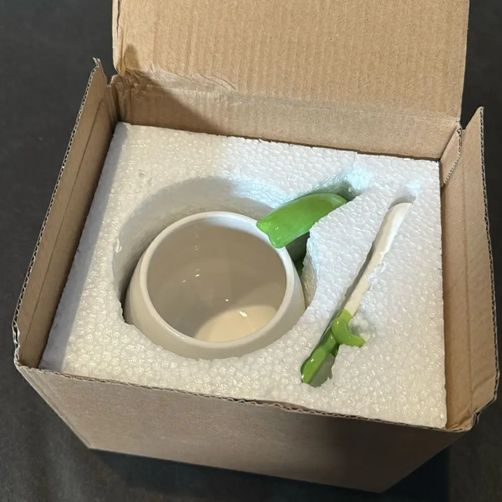 Frog Mug and Spoon Gift Set 15oz NEW